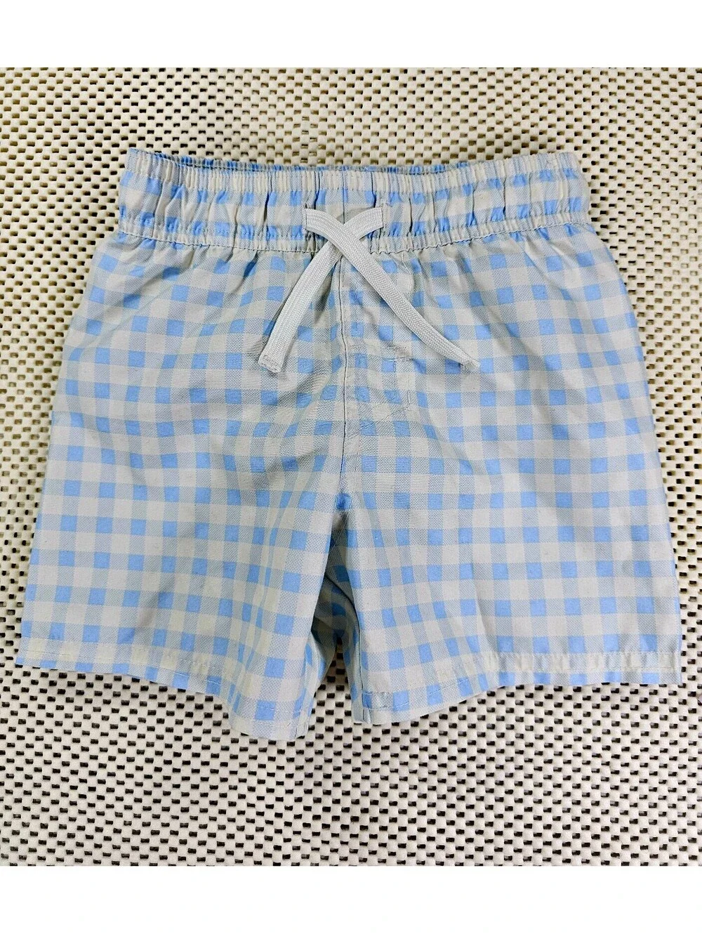 Cat & Jack Blue Gingham Boys Swim Shorts. Size 2T #Americana